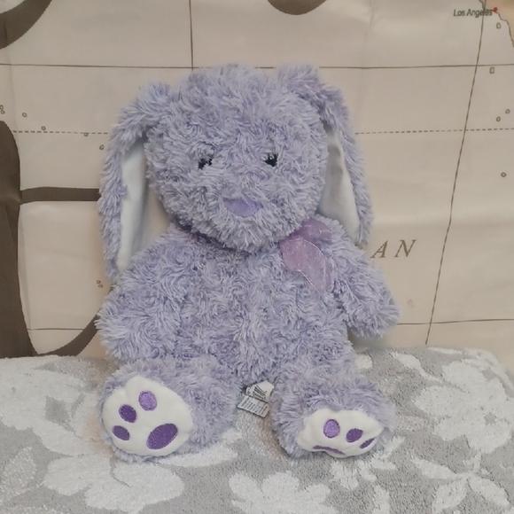 HUG FUN Other - HUG FUN Adorable Purple Plush Bunny